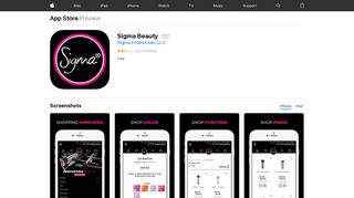 Sigma Beauty on the App Store - iTunes - Apple