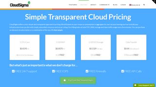 Cloud Hosting Pricing | CloudSigma