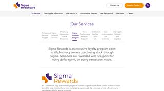 Sigma Rewards Program | Sigma Healthcare