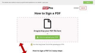PDF Pro | How to Sign a PDF