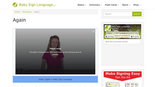 Again - Baby Sign Language