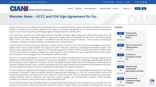 Member News - HCCC and FDU Sign Agreement for Dual Admission ...