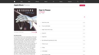 Sign In Please by Autograph on Apple Music
