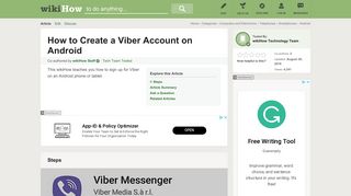 How to Create a Viber Account on Android: 8 Steps (with Pictures)