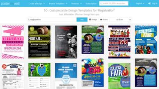 50+ Customizable Design Templates for Registration | PosterMyWall