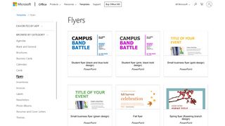 Flyers - Office.com - Office templates & themes - Office 365