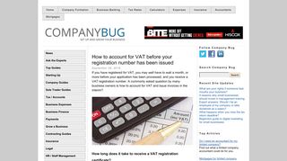 How to account for VAT before your registration number has been ...