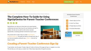 The Complete How-To Guide for Using SignUpGenius for Parent ...