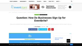 Question: How Do Businesses Sign Up for Eventbrite? - Eventstant