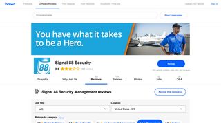 Working at Signal 88 Security: 158 Reviews about Management ...