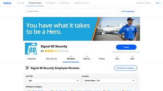 Working at Signal 88 Security: 313 Reviews | Indeed.com