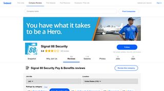 Working at Signal 88 Security: 88 Reviews about Pay & Benefits ...