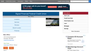 Signal Financial Federal Credit Union - Kensington, MD