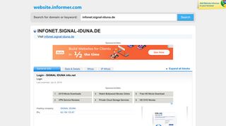 infonet.signal-iduna.de at WI. Login - SIGNAL IDUNA info.net