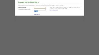 Employee and Candidate Sign In - Caliper eConnect