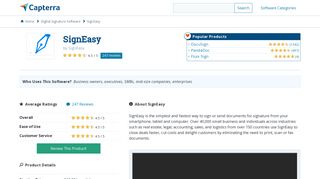 SignEasy Reviews and Pricing - 2019 - Capterra