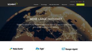 Intelligent File Movement – Signiant Home