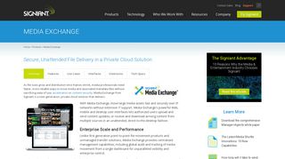 Media Exchange | Digital File Delivery from Signiant