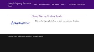 Notary Login | Simple Signing Solutions LLC