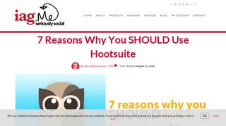 7 Reasons Why You SHOULD Use Hootsuite - Ian Anderson Gray
