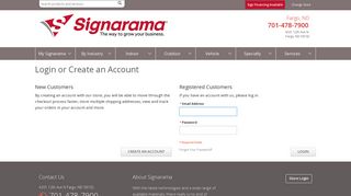 Customer Login | Signarama