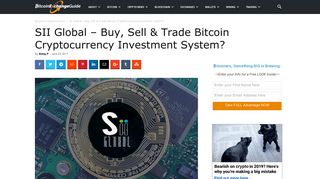 SII Global Review - Buy, Sell & Trade Bitcoin Cryptocurrency ...