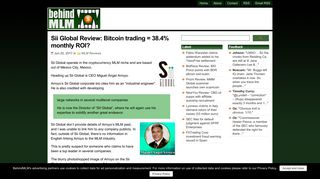 Sii Global Review: Bitcoin trading = 38.4% monthly ROI? - BehindMLM