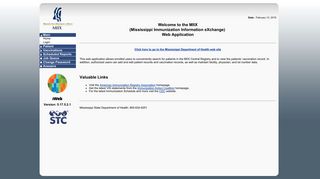 MIIX-Web Main Page