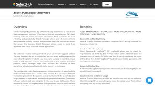 Silent Passenger Software Pricing, Demo, Reviews, Features