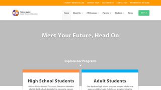 Silicon Valley Career Technical Education - Meet your future, head on