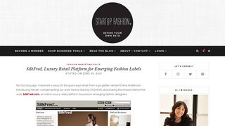 SilkFred, Retail Platform for Emerging Fashion Designers