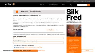 SilkFred Returns | CollectPlus