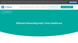 SilkRoad Onboarding Helps Tenet Healthcare | SilkRoad