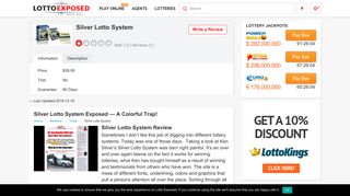 Does Silver Lotto System Really Work? Read Reviews!