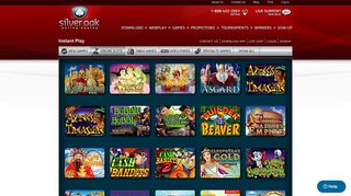 Instant Play Casino | Play Silver Oak Casino Games Online with No ...