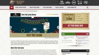 Silver Oak Casino Review | Casino Games, Bonuses & More ...