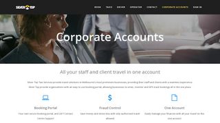 Corporate Accounts - Silver Top Taxis
