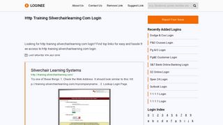 Silverchair Learning Systems - Your Ultimate Gateway to Login into ...