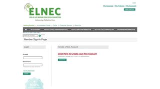 ELNEC : Member Login - ELNEC Academy - Relias