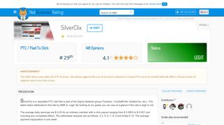 Review of SilverClix : Scam or legit ? - NetBusinessRating