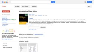 Introducing Silverlight 4 - Google Books Result