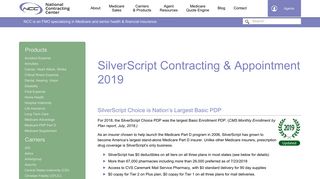 SilverScript Contracting & Appointment for Agents 2019 | NCC