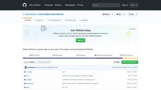 GitHub - sheadawson/silverstripe-userswitcher: Allows Admins to ...