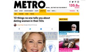10 things no one tells you about dating women in their 50s | Metro News