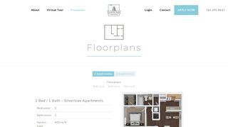 Floorplans - Silvertree Communities - 2 & 3 Bedroom Apartment ...
