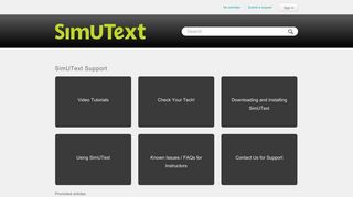 SimUText Support