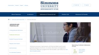 Graduate Admission - Simmons University
