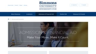 Admission - Simmons University
