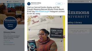 Simmons Library on Twitter: 