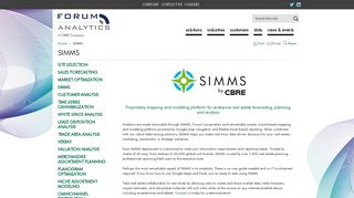 SIMMS | Forum Analytics, LLC
